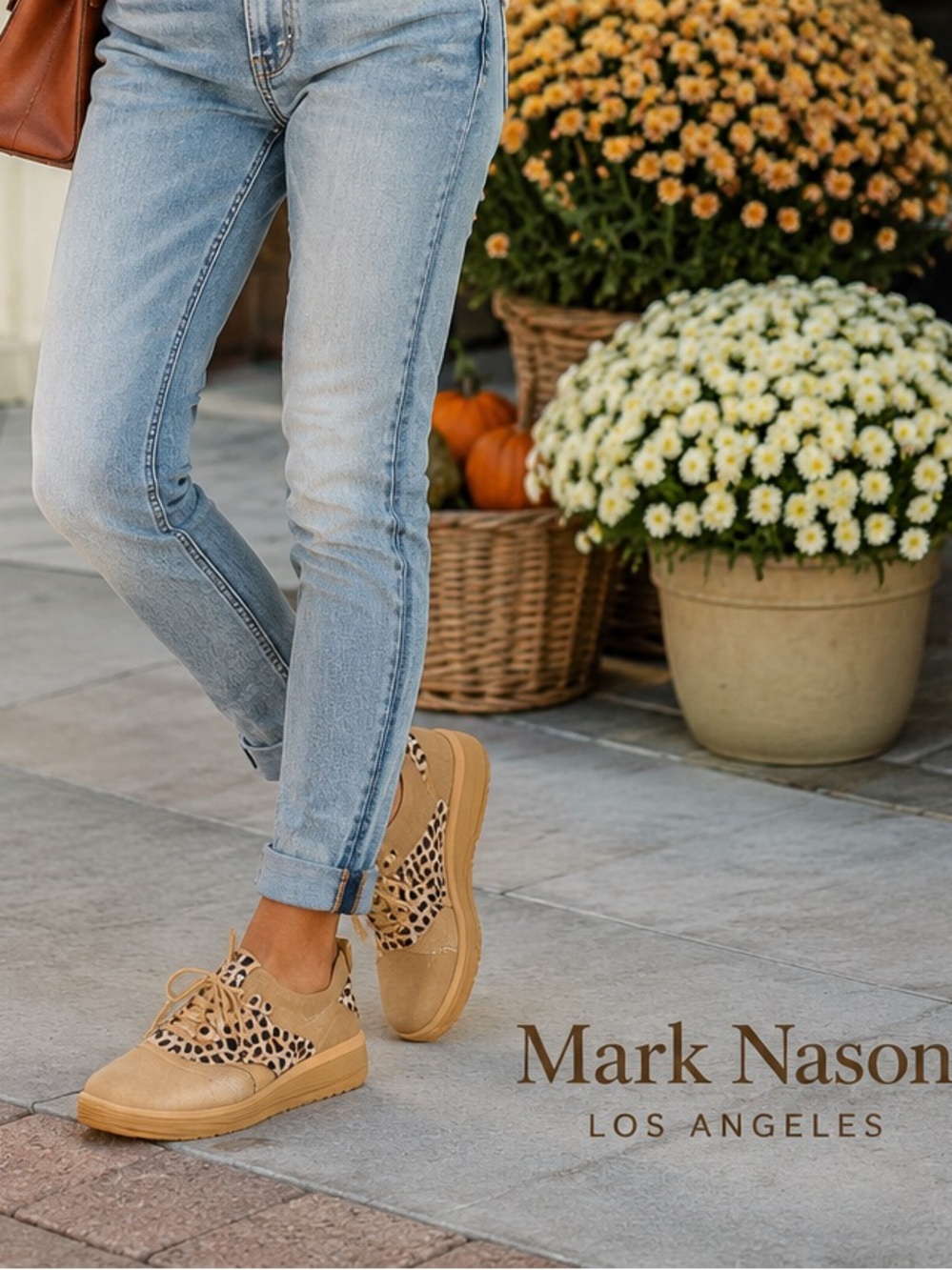 Mark Nason, 8.5, Soft SportKnit mesh fabric upper detailed,EUC, leather accents.